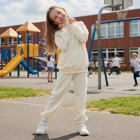 ملابس الفتيات من عمر 7 إلى 14 عامًا، بدلات رياضية وسراويل رياضية قطعتين من ملابس الفتيات لفصل الخريف والشتاء in Kuwait