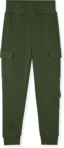 مجموعة الركض للفتيات من Dreamstar Girls مكونة من 4 قطع - بنطال رياضي من الصوف برسومات لامعة ورقائق معدنية للأطفال الصغار والفتيات الصغيرات والكبيرات in Kuwait