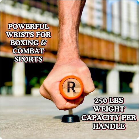 Wobbler - Revolutionary Unstable Push-Up Handles - Rotating T-Shape Pushup Bars for Core & Wrist Strength - Boxing & Martial Arts Training Equipment - Portable Home Gym for Triceps, Chest & Shoulder in Saudi Arabia