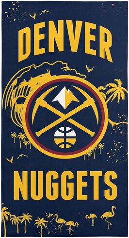 Northwest NBA Denver Nuggets Beach Towel, 30" x 60", Tide in Saudi Arabia