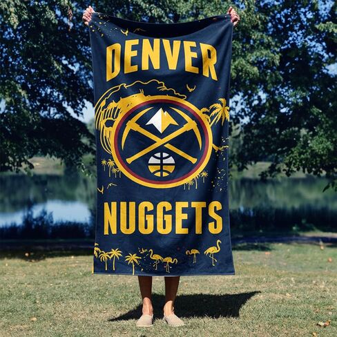 Northwest NBA Denver Nuggets Beach Towel, 30" x 60", Tide in Saudi Arabia