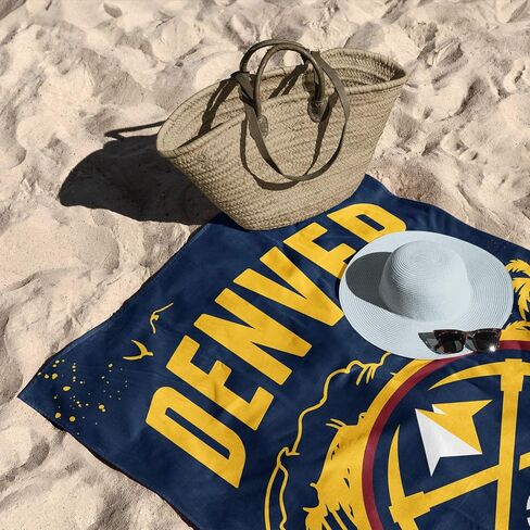 Northwest NBA Denver Nuggets Beach Towel, 30" x 60", Tide in Saudi Arabia
