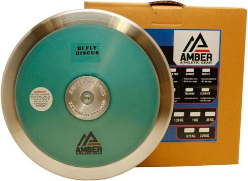Hi Fly DiscusTrack & Field Training Discus - IAAF Certified, 85% Rim Weight, Durable Polycarbonate Fiber Side Plates in Saudi Arabia