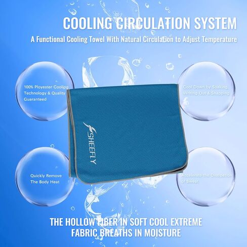 Cooling Towel,Cooling Towels for Neck and Face,Soft Breathable Ice Towel for Instant Cooling Relief-40 x12 Super Absorbent Chilly Towel Sweat Workout Cool Towels for Sport Gym Yoga in Saudi Arabia
