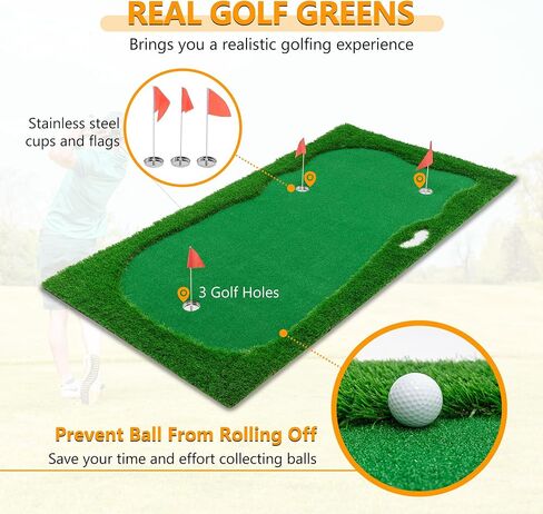 Golf Putting Green, Large Professional Golfing Training Mat, Practice Putting Green Mat for Indoor Outdoor in Saudi Arabia