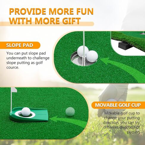 Golf Putting Green, Large Professional Golfing Training Mat, Practice Putting Green Mat for Indoor Outdoor in Saudi Arabia