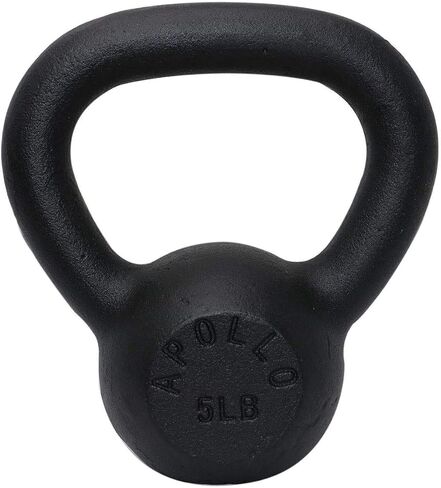 1-Piece Solid Cast Iron Kettlebells Weights Available: 5~50LB - Ideal for Strength Training, Building Muscles in Saudi Arabia