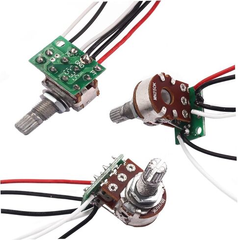 VANZACK باس الغيتار الأسلاك تسخير مجموعة لاقط 3 الفرقة التعادل EQ Preamp الدائرة النشطة باس لاقط لهجة التحكم في الحد من الضوضاء in Saudi Arabia