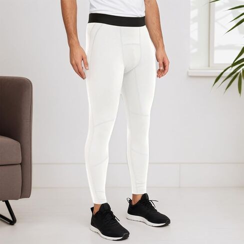 High-Elasticity Men's Quick-Dry Tights Perfect for Training Running Basketball Long Pants in Saudi Arabia