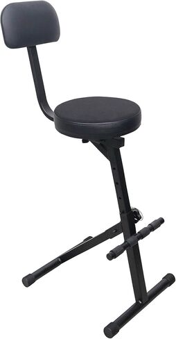 Prox X-GIGCHAIRMK2 كرسي عرش محمول قابل للطي ومشغل AV DJ ولوحة مفاتيح وارتفاع الطبل قابل للتعديل مع وسادة مبطنة مخملية مقاس 13 بوصة in Kuwait