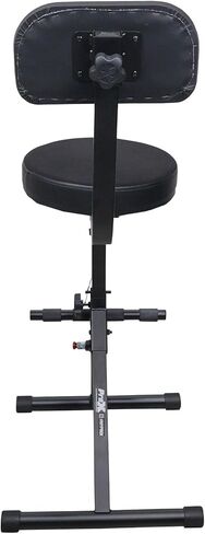 Prox X-GIGCHAIRMK2 كرسي عرش محمول قابل للطي ومشغل AV DJ ولوحة مفاتيح وارتفاع الطبل قابل للتعديل مع وسادة مبطنة مخملية مقاس 13 بوصة in Kuwait