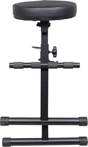 Prox X-GIGCHAIRMK2 كرسي عرش محمول قابل للطي ومشغل AV DJ ولوحة مفاتيح وارتفاع الطبل قابل للتعديل مع وسادة مبطنة مخملية مقاس 13 بوصة in Kuwait
