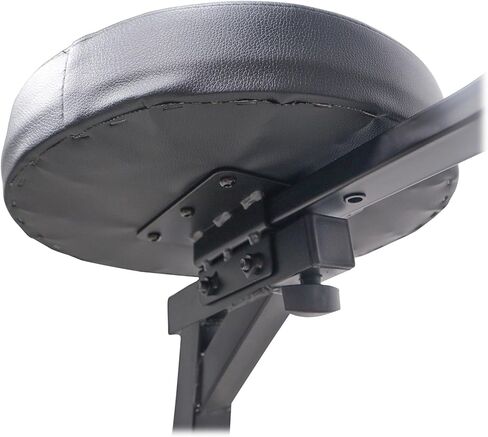 Prox X-GIGCHAIRMK2 كرسي عرش محمول قابل للطي ومشغل AV DJ ولوحة مفاتيح وارتفاع الطبل قابل للتعديل مع وسادة مبطنة مخملية مقاس 13 بوصة in Kuwait