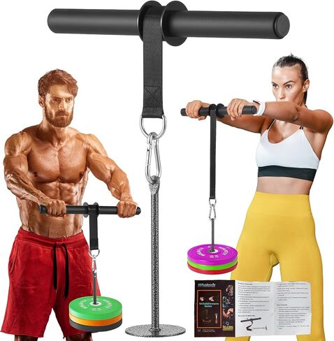 Wrist Roller Forearm Exerciser with Hidden-Link Design, Non-slip Grips,Tray for Common Weight Plates. Ideal Forearm Trainer & Wrist Roller for Workout, Sports,Preventing Injuries in Saudi Arabia