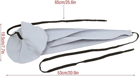 Sax Cleaning Cloth Ultrafine Fiber Material Saxophone Cleaner Cloth Pull Through Cloth for Sax Inside Tube(Gray) in Saudi Arabia