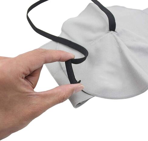 Sax Cleaning Cloth Ultrafine Fiber Material Saxophone Cleaner Cloth Pull Through Cloth for Sax Inside Tube(Gray) in Saudi Arabia