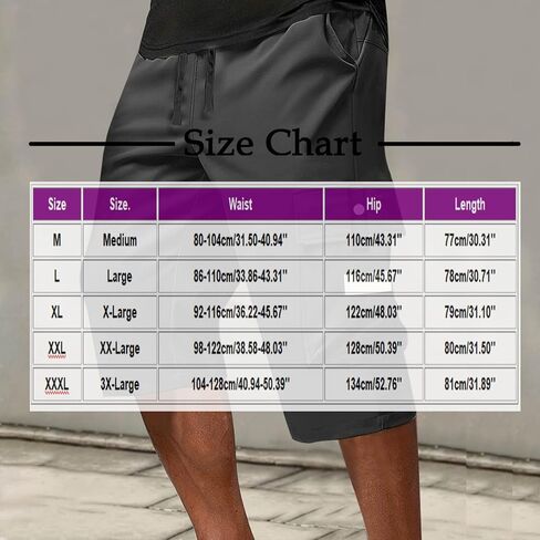 Mens Long Cargo Shorts Below Knee Work Shorts Big and Tall Tactical Shorts Summer Drawstring Casual Travel Shorts in Saudi Arabia