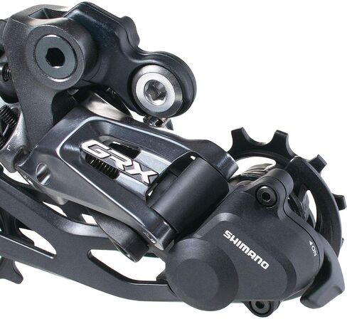شيمانو GRX RD-RX815 ناقل الحركة الخلفي - 11 سرعة، قفص طويل، أسود، مع قابض، Di2، لـ 1x و2x in Saudi Arabia