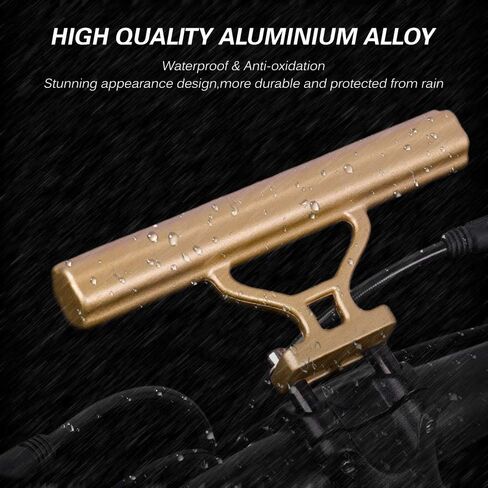 Bike Handlebar Extender, Aluminum Alloy, Black in Saudi Arabia
