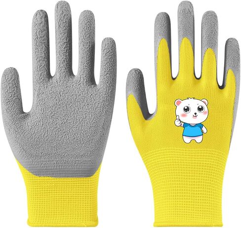 Kids Sport Gloves,Rubber Non-Slip Waterproof Protective Gloves for Sport, Garden, Fishing and Cycling (Ages5-8) in Saudi Arabia