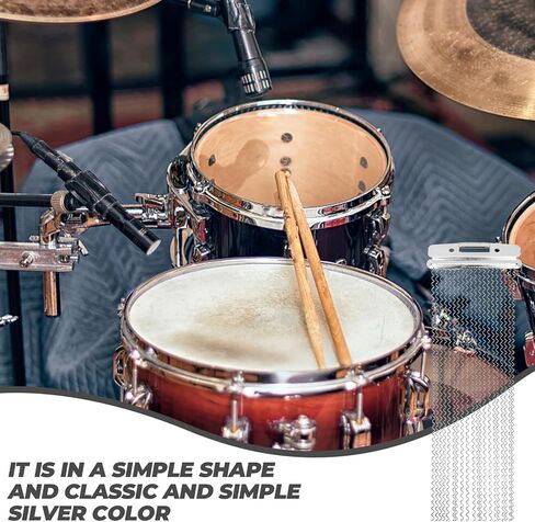Zerodeko Snare Drum Wire Springs مع لوحات نهاية مضادة للاختناق، سهلة التركيب، حبلا بديل للقرع لحزام سلسلة الصوت الاحترافي لطبل Snare Drum in Kuwait