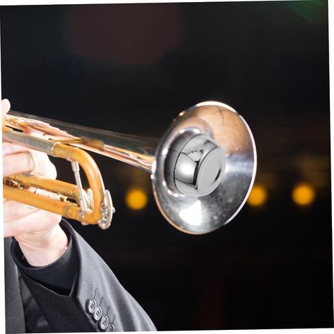 كاتم صوت Abs Alto Trombone كاتم صوت احترافي لتقليل الصوت ملحق للآلة الموسيقية فضي خفيف الوزن كتم صوت الترومبون سهل التركيب للتدريب على المهارات الهادئة in Saudi Arabia