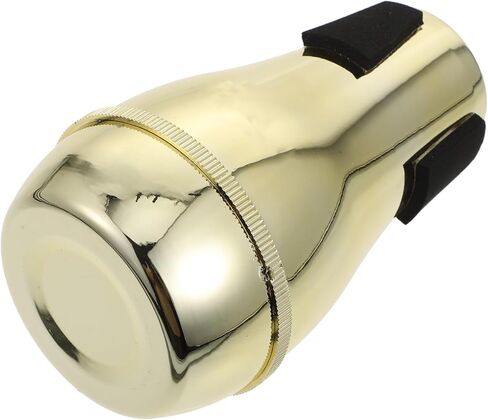 Generic Abs Alto Trombone Mute Dampener Semi-closed Design Reduces Noise and Overtones Practical Trombone Accessory for Quiet Practice and Sound Quality Control in Saudi Arabia