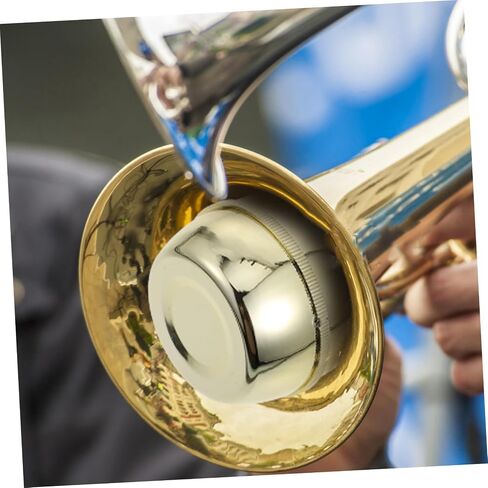 Generic Abs Alto Trombone Mute Dampener Semi-closed Design Reduces Noise and Overtones Practical Trombone Accessory for Quiet Practice and Sound Quality Control in Saudi Arabia