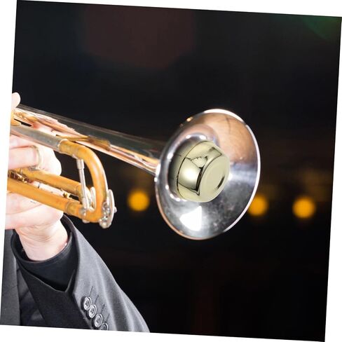 Generic Abs Alto Trombone Mute Dampener Semi-closed Design Reduces Noise and Overtones Practical Trombone Accessory for Quiet Practice and Sound Quality Control in Saudi Arabia