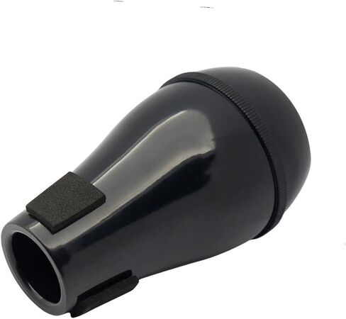 Portable Abs Trombone Mute Dampener Lightweight Sound Silencer for Practice and Band Orchestra Easy to Install Dark-Colored Trombone Accessory for Quiet Playing Random Color in Saudi Arabia