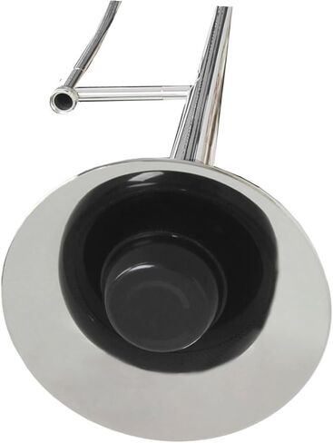 Portable Abs Trombone Mute Dampener Lightweight Sound Silencer for Practice and Band Orchestra Easy to Install Dark-Colored Trombone Accessory for Quiet Playing Random Color in Saudi Arabia
