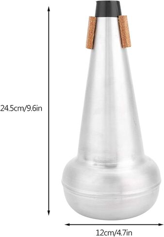 Trumpet Straight Mute With Rubber Cork Stopper Professional Tenor Trombone Mutesuitable for Jazz Classical Beginners and Students Instrument Accessories in Saudi Arabia