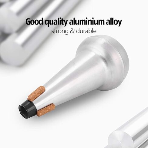 Trumpet Straight Mute With Rubber Cork Stopper Professional Tenor Trombone Mutesuitable for Jazz Classical Beginners and Students Instrument Accessories in Saudi Arabia