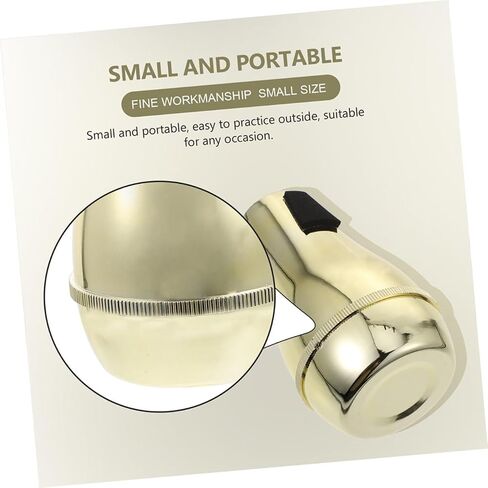 Professional Tenor Trombone Mute Half-closed Abs Material Lightweight Sound Silencer Musical Instrument Accessory for Practice and Noise Reduction in Saudi Arabia