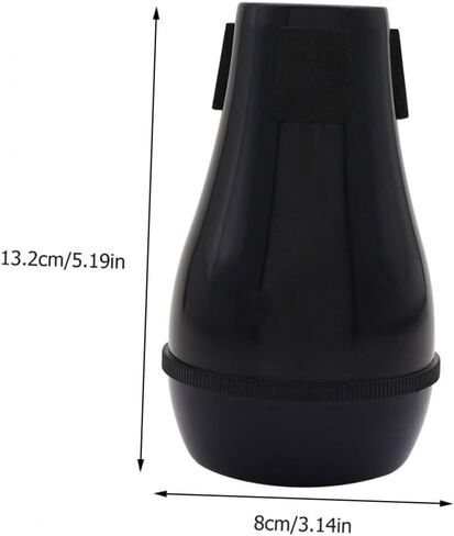 Portable Trombone Mute Abs Material Lightweight Sound Silencer for Band Orchestra Practice Noise Reduction Device Random Color in Saudi Arabia