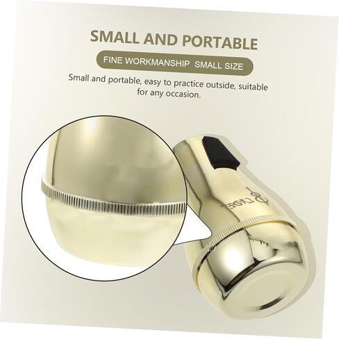 Portable Abs Trombone Mute Silencer Small Lightweight Dampener for Sound Reduction Easy to Install Quiet Practice Accessory for Trombone Players in Saudi Arabia