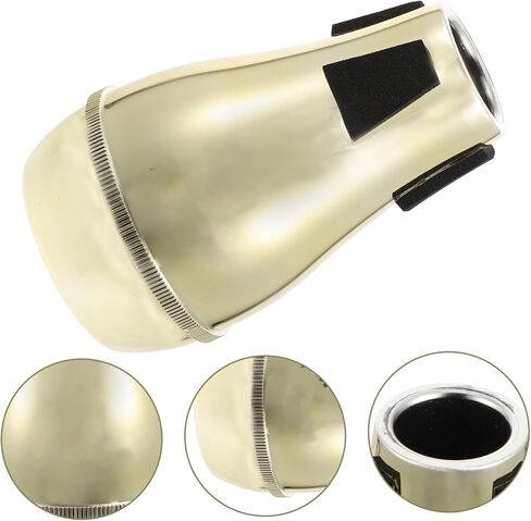 Portable Abs Trombone Mute Silencer Small Lightweight Dampener for Sound Reduction Easy to Install Quiet Practice Accessory for Trombone Players in Saudi Arabia