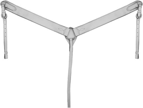 White Leather Breast Collar in Saudi Arabia