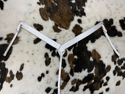 White Leather Breast Collar in Saudi Arabia