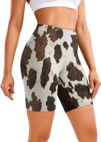 Biyejit Buttery Soft Biker Shorts for Women - 5" High Waist Tummy Control Workout Yoga Running Gym Athletic Shorts in Saudi Arabia