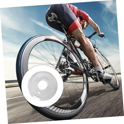 BESTonZON 2Pcs Bike Spokes Protector Flywheel Guard Transparent Protective Cover for Mountain Bikes Durable and Sturdy Bike Supplies Prevents Damage and Securely Holds Rear in Saudi Arabia