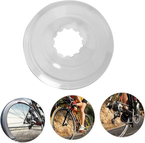 BESTonZON 2Pcs Bike Spokes Protector Flywheel Guard Transparent Protective Cover for Mountain Bikes Durable and Sturdy Bike Supplies Prevents Damage and Securely Holds Rear in Saudi Arabia
