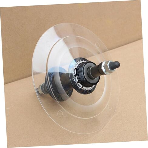 BESTonZON 2Pcs Bike Spokes Protector Flywheel Guard Transparent Protective Cover for Mountain Bikes Durable and Sturdy Bike Supplies Prevents Damage and Securely Holds Rear in Saudi Arabia