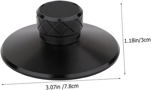 Veemoon Alloy Record Stabilizer for Vinyl Disc Aluminum Magnesium Weight Clamp to Reduce and Stabilize Turntable Audio Quality for Record Player Enthusiasts in Saudi Arabia