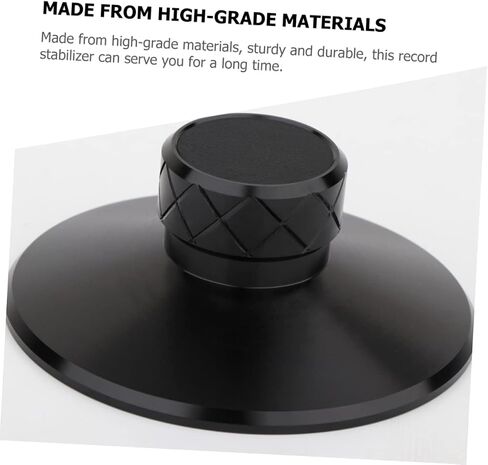 Veemoon Alloy Record Stabilizer for Vinyl Disc Aluminum Magnesium Weight Clamp to Reduce and Stabilize Turntable Audio Quality for Record Player Enthusiasts in Saudi Arabia