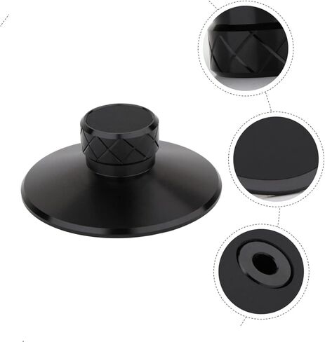 Veemoon Alloy Record Stabilizer for Vinyl Disc Aluminum Magnesium Weight Clamp to Reduce and Stabilize Turntable Audio Quality for Record Player Enthusiasts in Saudi Arabia