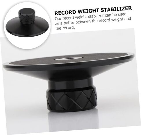 Veemoon Alloy Record Stabilizer for Vinyl Disc Aluminum Magnesium Weight Clamp to Reduce and Stabilize Turntable Audio Quality for Record Player Enthusiasts in Saudi Arabia