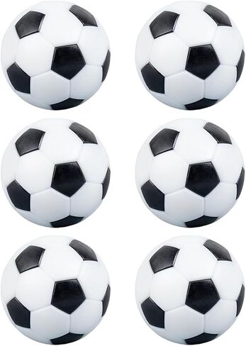 6 pcs Foosball Table Balls, 1.42 Inch Soccer, Tabletop Game, Accessory Replacements in Saudi Arabia