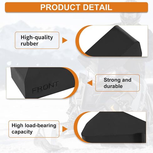 Jerbor 1Pcs Rubber Ski Stop for Polaris Indy/Nordic/RMK/Titan Snowmobiles, Replace OE5412794 in Saudi Arabia