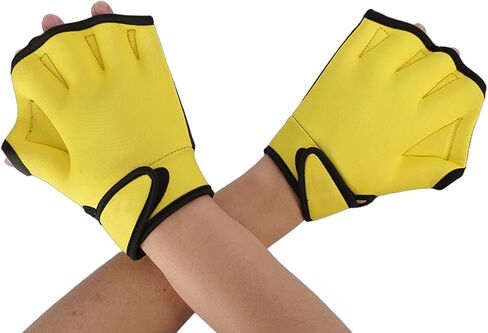 Swimming Glove Webbed Finger Swim Paddles Flippers Hand Finger Hand Paddles for Swimming Training in Saudi Arabia